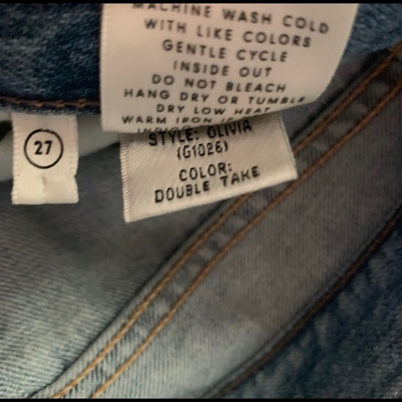 NWT GRLFRND Olivia Distressed Boyfriend Jeans 27 - Picture 13 of 14